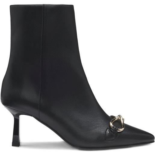 HUGO stivaletti con dettaglio a nodo - nero