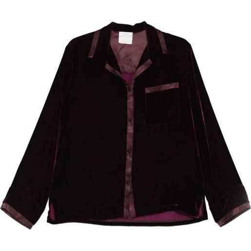 Forte Forte camicia con taschino - rosso