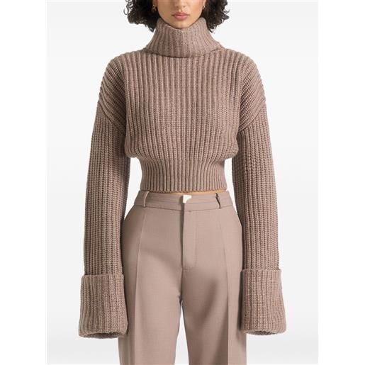 Manière De Voir maglione amaya a collo alto - toni neutri