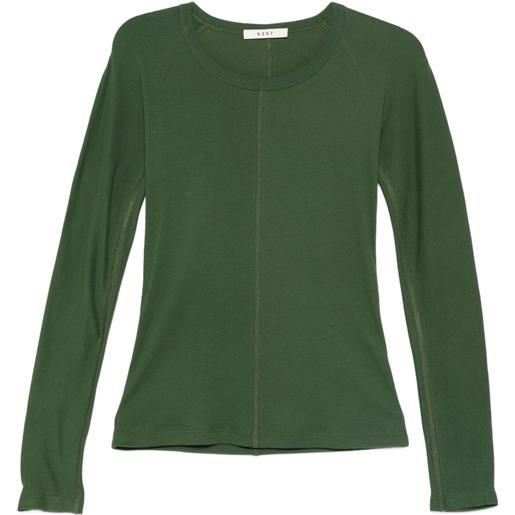 6397 t-shirt con cuciture - verde
