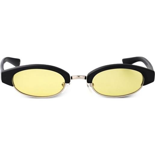 Alexander McQueen Eyewear occhiali da sole ellipse - nero