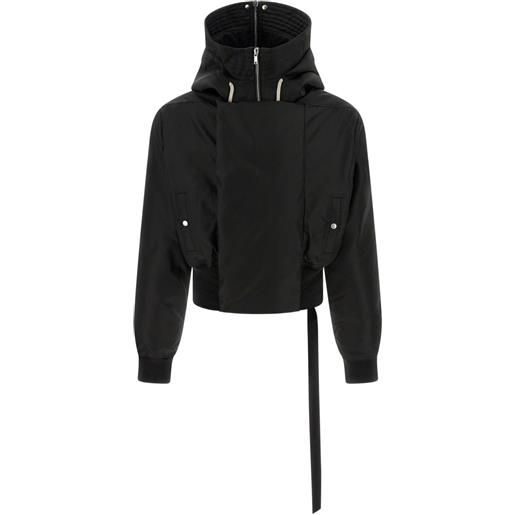 Rick Owens DRKSHDW giacca alice con zip - nero