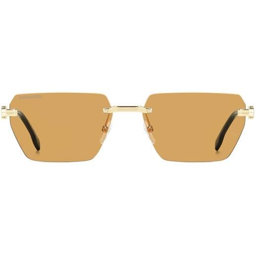 DSQUARED2 EYEWEAR occhiali da sole geometrici con logo - oro