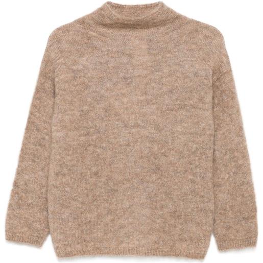 'S Max Mara maglione con collo a imbuto - toni neutri