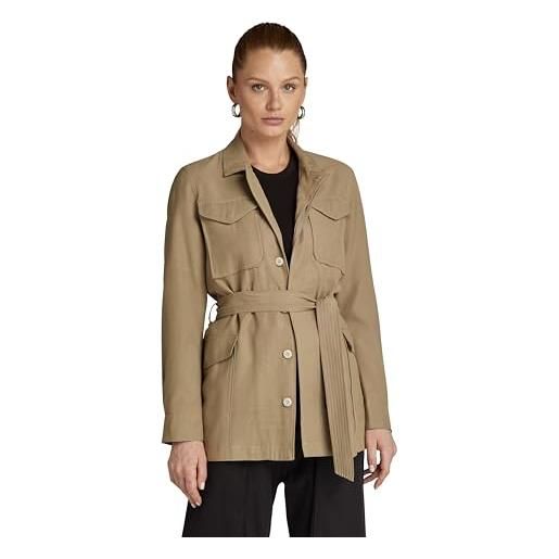 G-STAR donna fluid field jacket, verde scuro (ensis green d24257-d522-6057), l