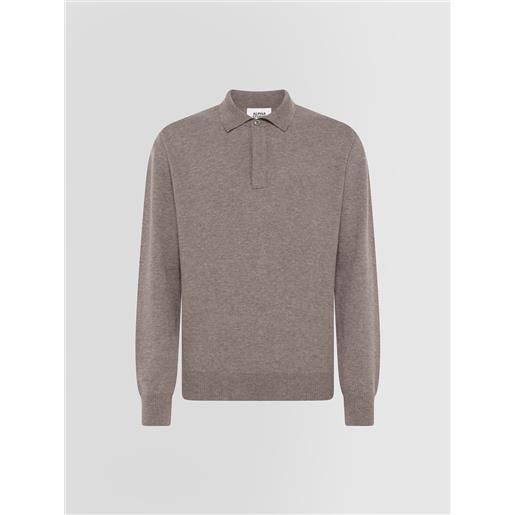 ALPHA STUDIO polo basic in lana geelong