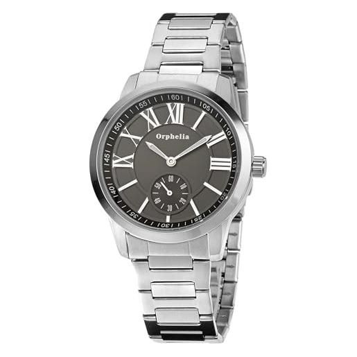 Orphelia OR22770188 Orologio da Polso al Quarzo, Analogico, Uomo, Acciaio Inossidabile, Argento