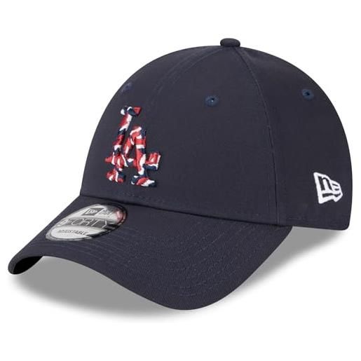 New Era seasonal infill 9forty losdod nvycar los angeles dodgers - cappellino da baseball maschio, 