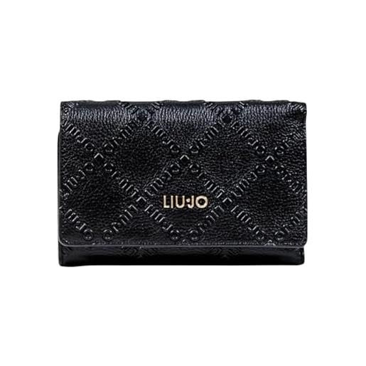 Liu Jo portafoglio corto con zip. Possiede vari scomparti per banconote, tessere e monete. 12 x 2 x 10 cm