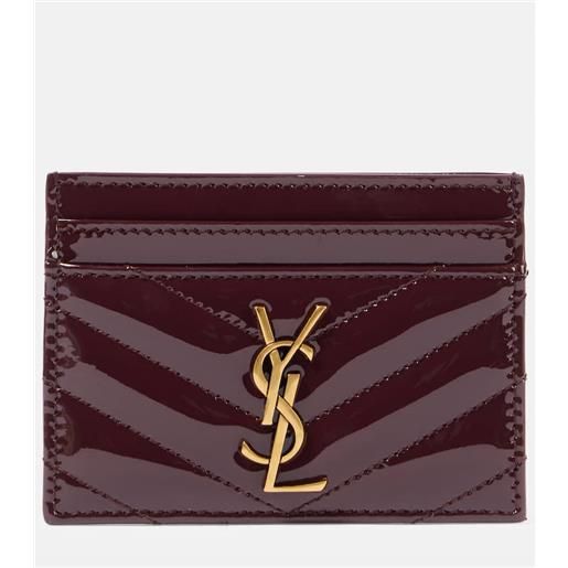 Saint Laurent portacarte cassandre in vernice