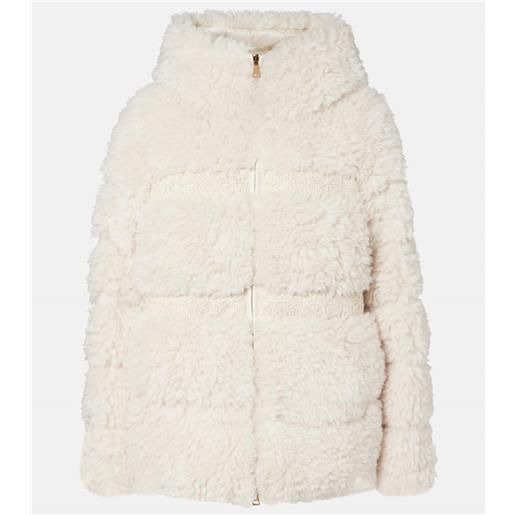 Moncler piumino verie in teddy con macramã©