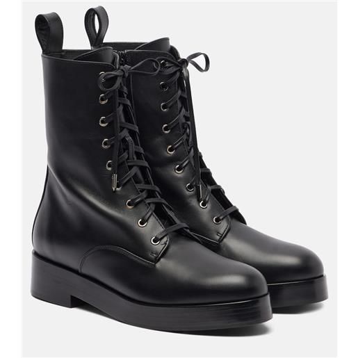 Aquazzura anfibi ben 20 in pelle