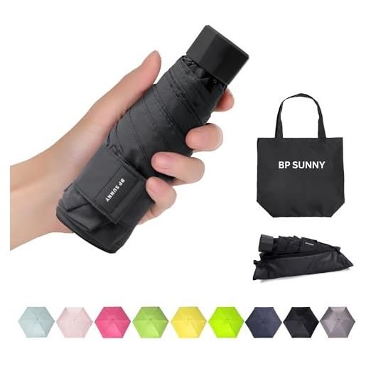BP SUNNY mini ombrello pieghevole, ombrello piccolo compatto