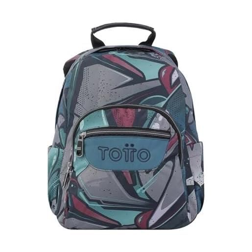 Totto Mj04klb003-2410-8jdl, Zaino Unisex-Bambini E Ragazzi, Blu, L