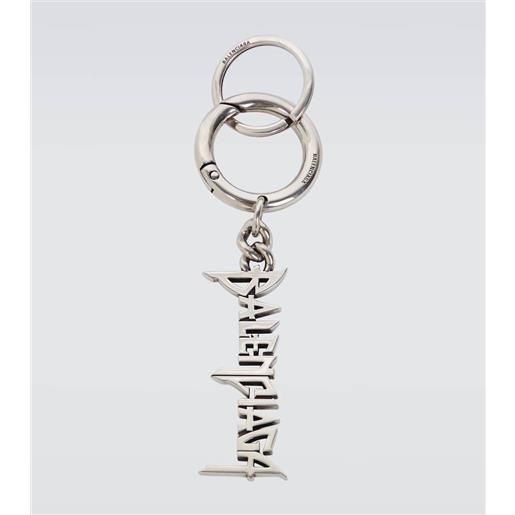 Balenciaga portachiavi typo con logo