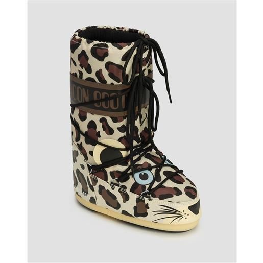 Moon Boot stivali da neve per bambini Moon Boot icon animal