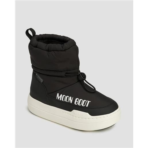 Moon Boot stivali da neve neri per bambini Moon Boot jr park tube mid wp