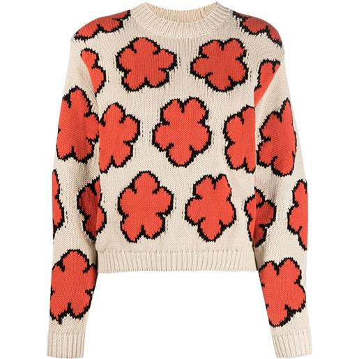 Kenzo maglione boke flower - toni neutri