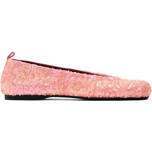 JW Anderson ballerine con paillettes - rosa