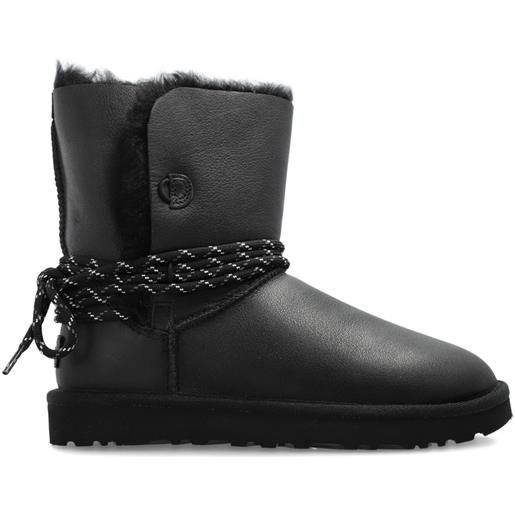 UGG stivali con dettaglio corda - nero
