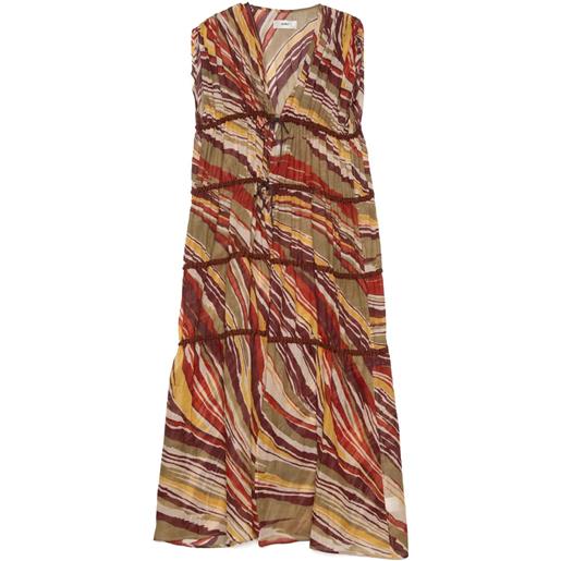 Muller Of Yoshiokubo abito con motivo astratto - rosso