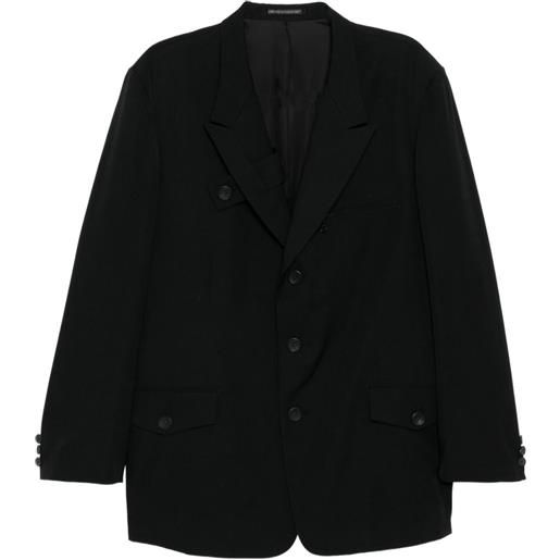 Yohji Yamamoto blazer monopetto - nero