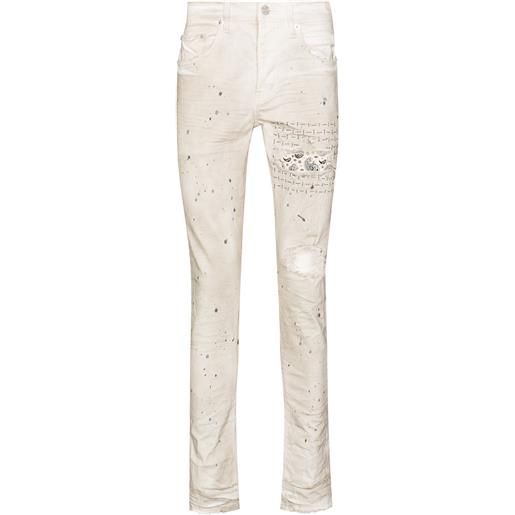 Purple Brand jeans skinny con applicazione - toni neutri