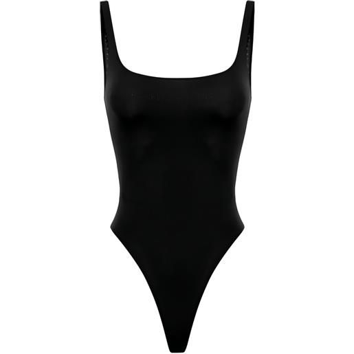 Elisabetta Franchi body con scollo posteriore - nero