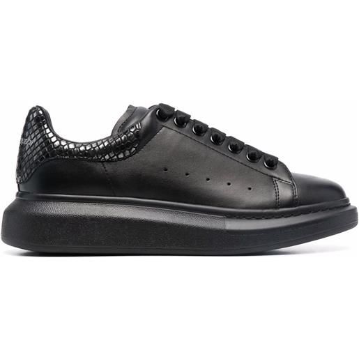 Alexander McQueen sneakers con inserti - nero