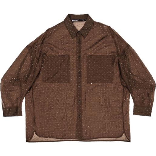 Bimba y Lola camicia oversize - marrone