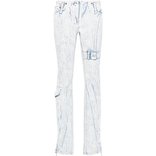 Acne Studios jeans affusolati a vita bassa - blu