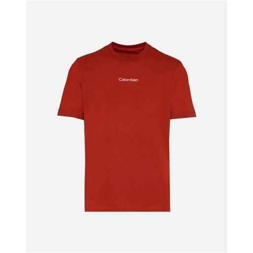 Calvin klein sport small logo m - t-shirt - uomo - marrone