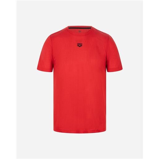 Arena advance m - t-shirt training - uomo - rosso
