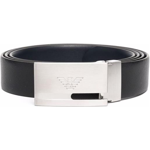 Emporio Armani cintura con fibbia - nero