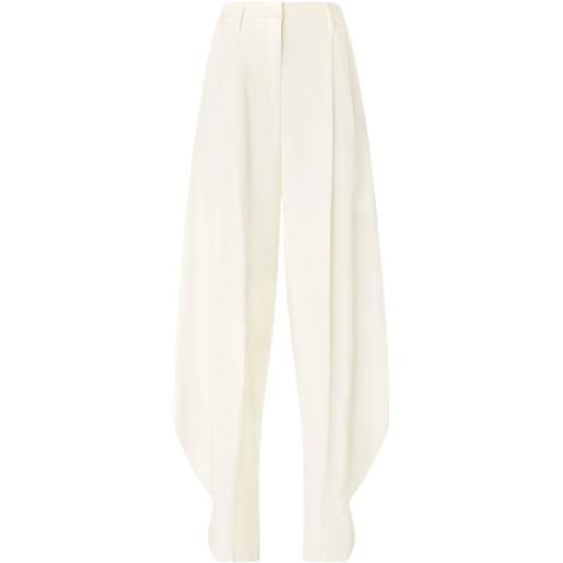 Genny pantaloni plissé - bianco