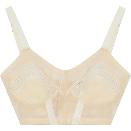 KNWLS top uma con inserti - toni neutri