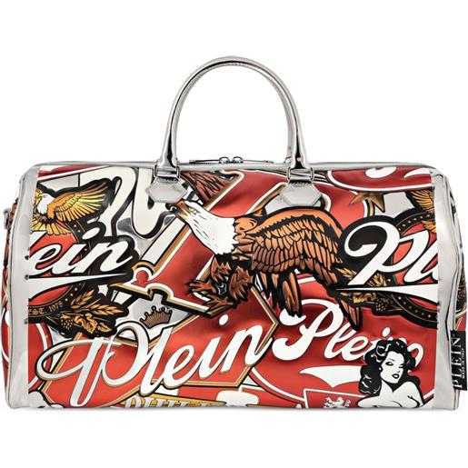 Philipp Plein borsone con stampa - multicolore