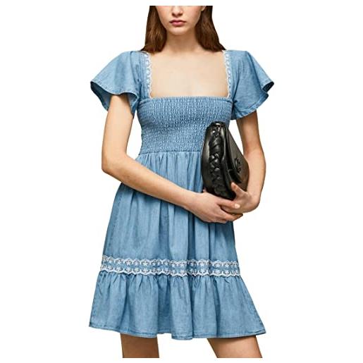 Pepe Jeans adele, vestito donna, blu (blue), xs