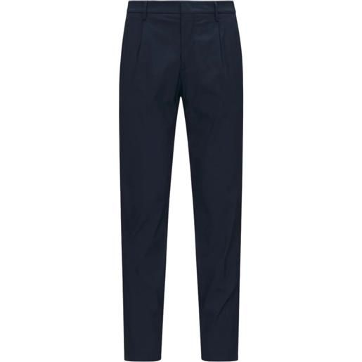 K-Way pantaloni uomo ailton twill tech peach blu navy 50,52,54