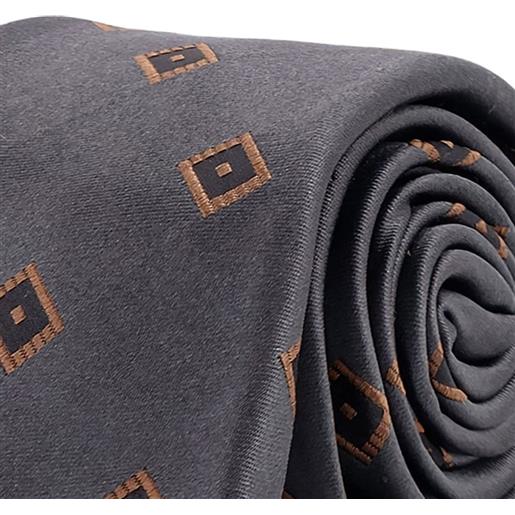 Kiton cravatta a rombi - grigio