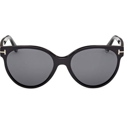 TOM FORD Eyewear occhiali da sole tondi - nero