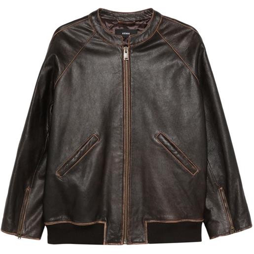 Arma bomber azzura - marrone