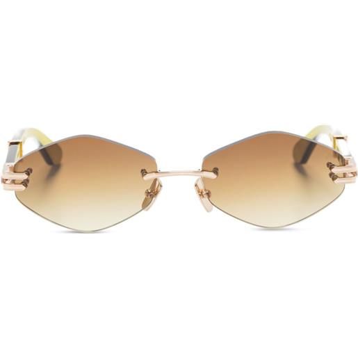 Maybach eyewear occhiali da sole geometrici - nero