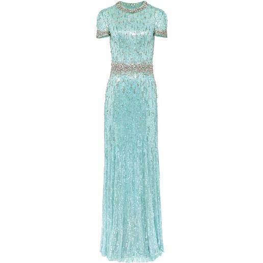 Jenny Packham abito celeste - blu