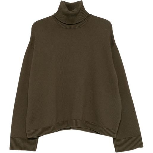The Frankie Shop maglione a collo alto - verde