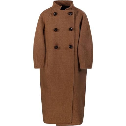 Max Mara cappotto con bottoni - marrone