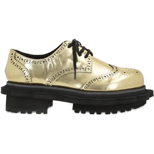 Comme des Garçons TAO derby con plateau - oro