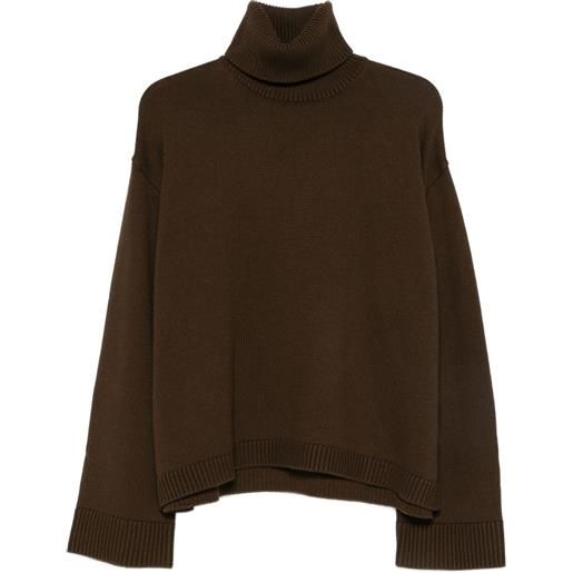 The Frankie Shop maglione a collo alto - marrone