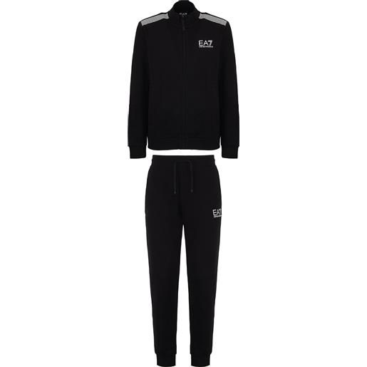 EA7 tuta con felpa con zip