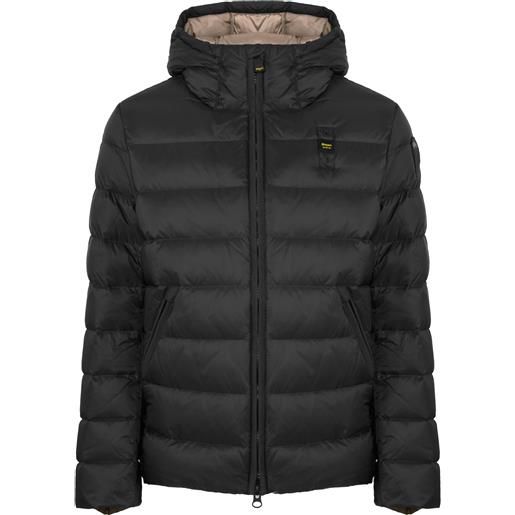 BLAUER piumino con cappuccio acton